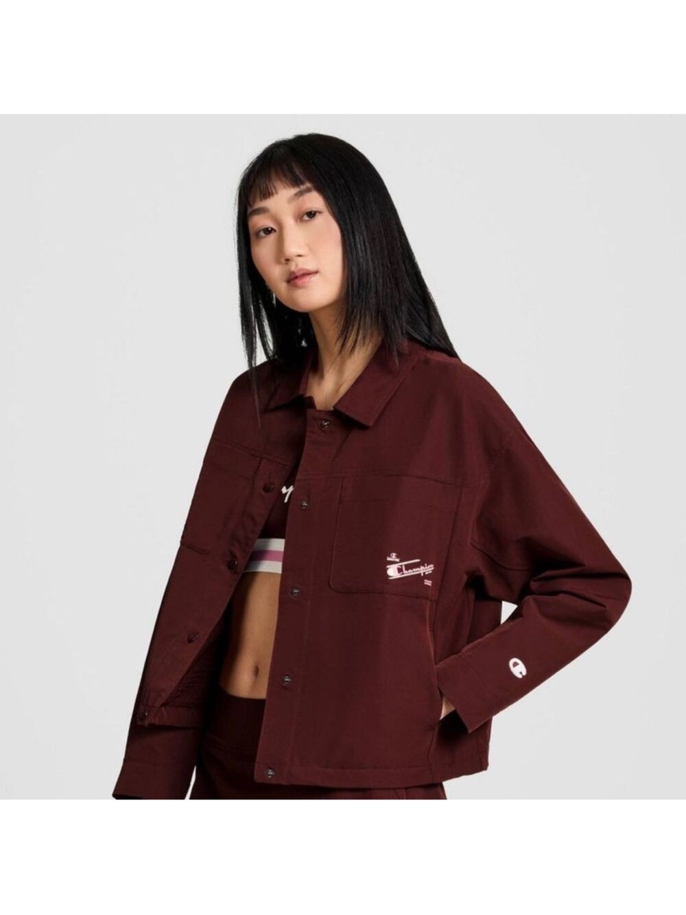 Champion Women's Deep Burgundy Utility Jacket